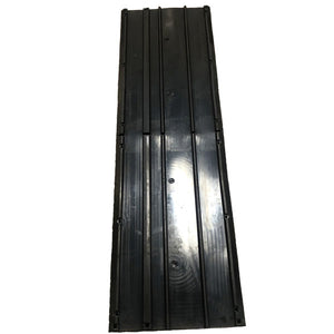 ラバーゲートレール L=1800mm W=530mm 固定ピンなし キャスターゲートの損傷防止、クロスゲート・アルミゲート等の設置に npt キャスターレール