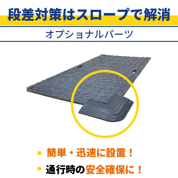 段差スルー コーナー材 段差解消スロープ 2枚セット 298×298mm 対応厚19〜25mm 約1kg rpp オプショナルパーツ 簡単迅速に設置 ゴム SBR